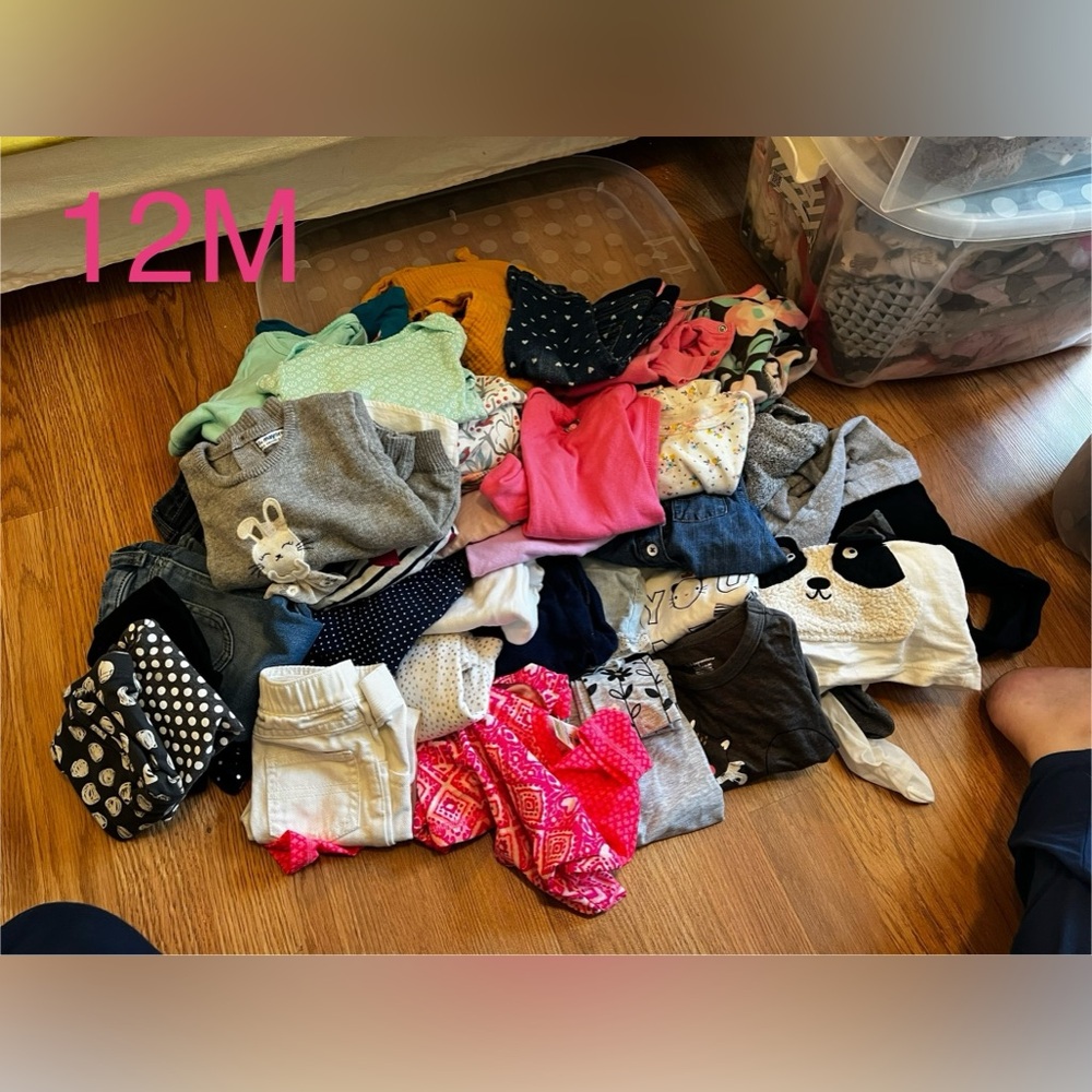 12 month girl clothing bundle